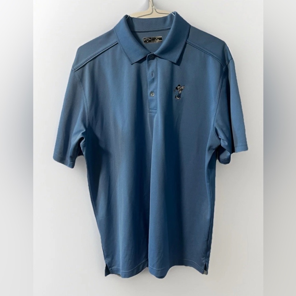 Callaway Classic Mickey Mouse Blue Polo Golf Shirt